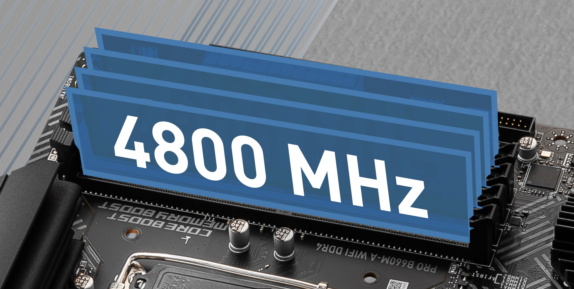 MSI PRO B660M-A WIFI DDR4 LGA 1700 Intel B660 SATA 6Gb/s Micro ATX 